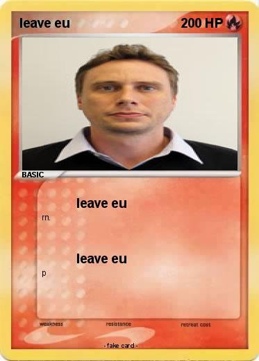 Pokemon leave eu