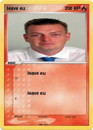 Pokemon leave eu