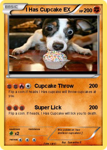 Pokemon I Has Cupcake EX