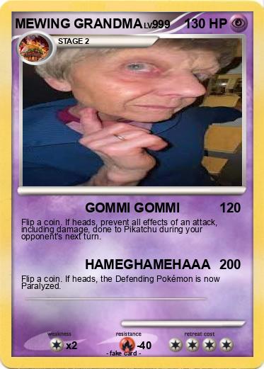 Pokemon MEWING GRANDMA