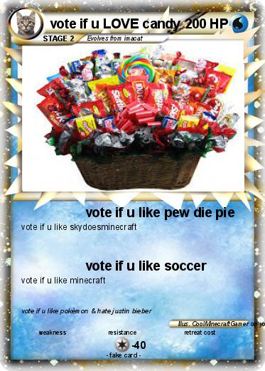 Pokemon vote if u LOVE candy