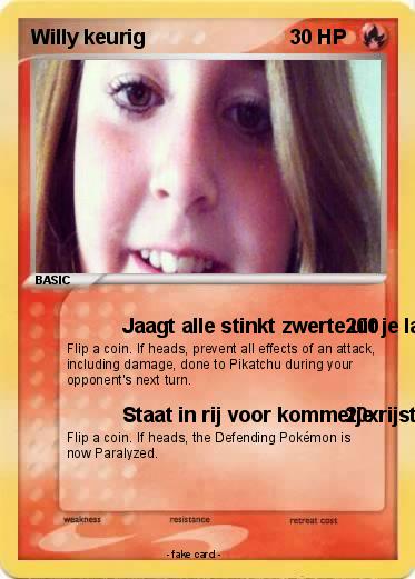 Pokemon Willy keurig