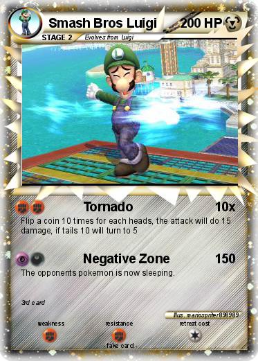 Pokemon Smash Bros Luigi