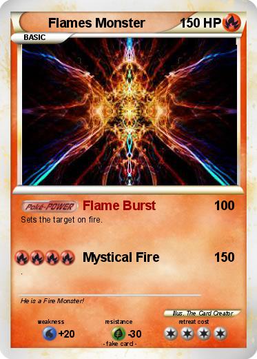 Pokemon Flames Monster