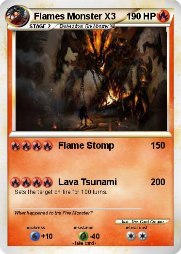 Pokemon Flames Monster X3