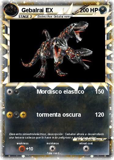 Pokemon Gebalrai EX