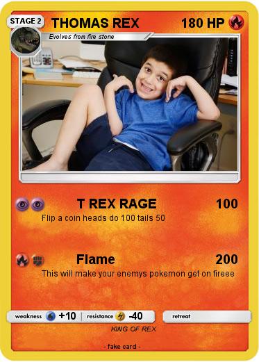 Pokemon THOMAS REX