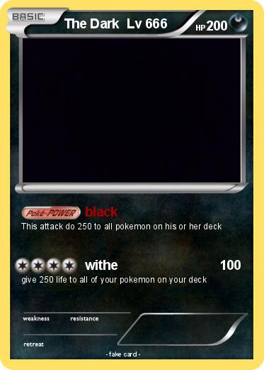Pokemon The Dark  Lv 666