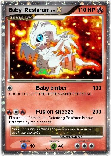 Pokemon Baby  Reshiram
