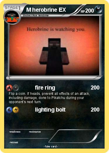 Pokemon M herobrine EX