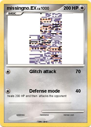 Pokemon missingno.EX