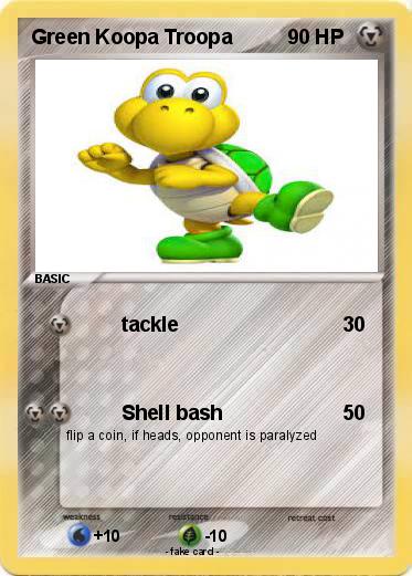 Pokemon Green Koopa Troopa