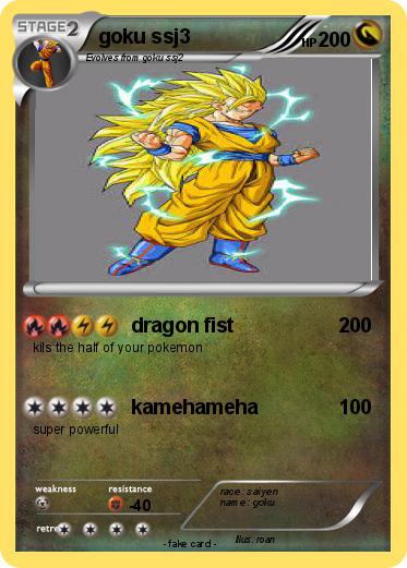 Pokemon goku ssj3