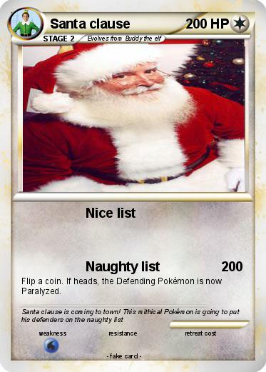 Pokemon Santa clause