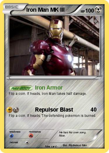 Pokemon Iron Man MK III