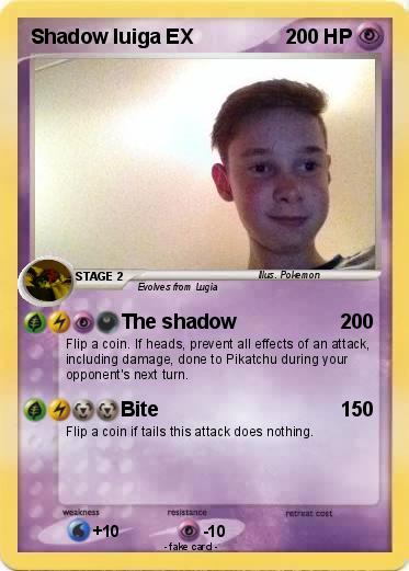Pokemon Shadow luiga EX