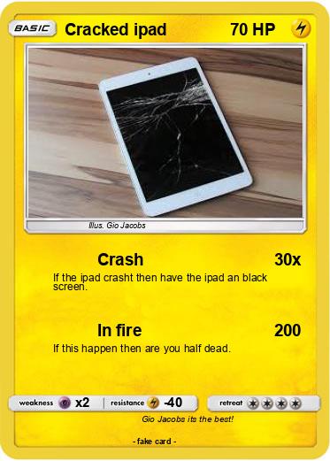 Pokemon Cracked ipad