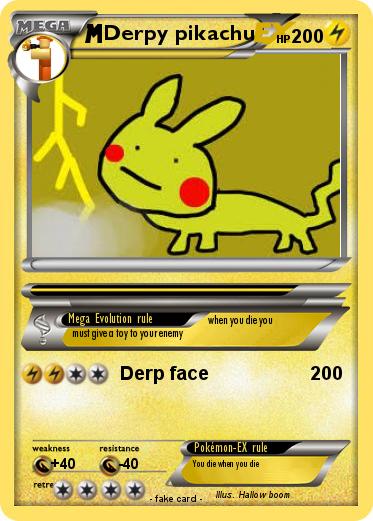 Pokemon Derpy pikachu