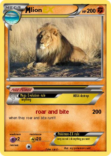 Pokemon lion