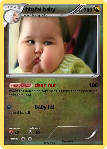 Pokemon big fat baby