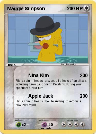 Pokemon Maggie Simpson