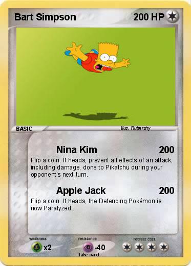 Pokemon Bart Simpson