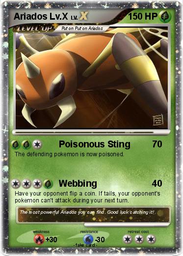 Pokemon Ariados Lv.X