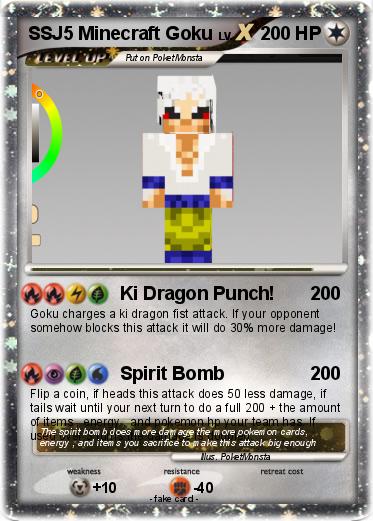 Pokemon SSJ5 Minecraft Goku