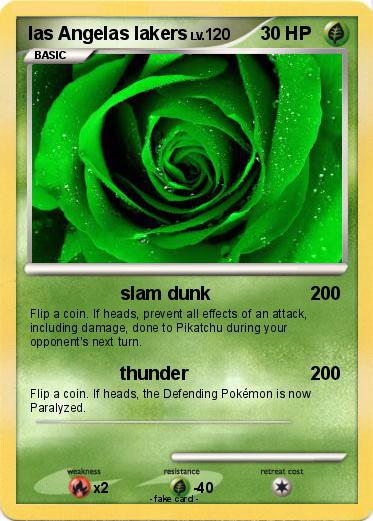 Pokemon las Angelas lakers