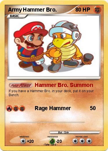 Pokemon Army Hammer Bro.