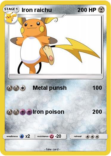 Pokemon Iron raichu