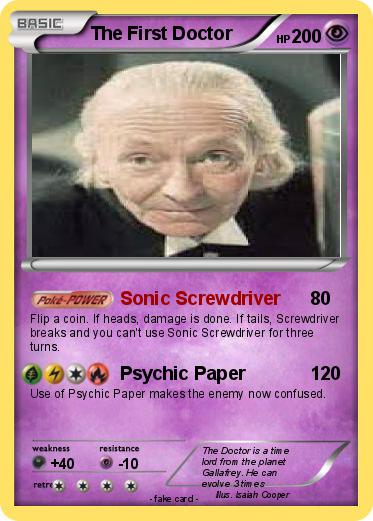 Pokemon The First Doctor