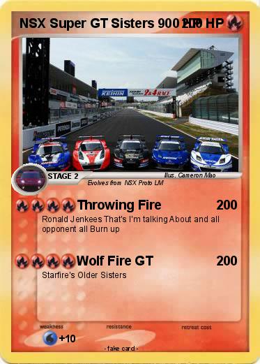 Pokemon NSX Super GT Sisters 900 HP