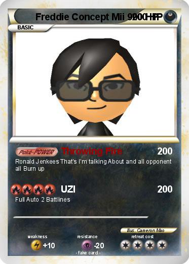 Pokemon Freddie Concept Mii 900 HP