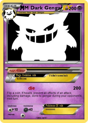 Pokemon M Dark Gengar