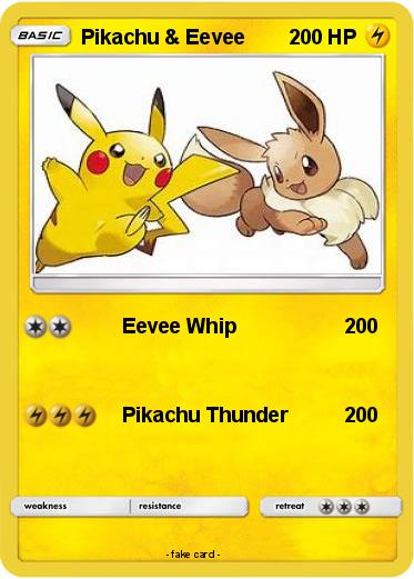 Pokemon Pikachu & Eevee