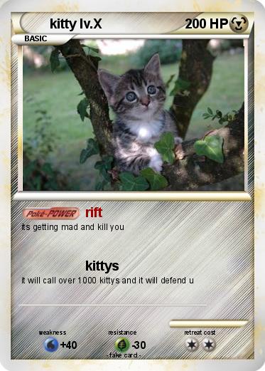 Pokemon kitty lv.X