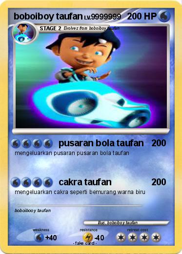 Pokemon boboiboy taufan