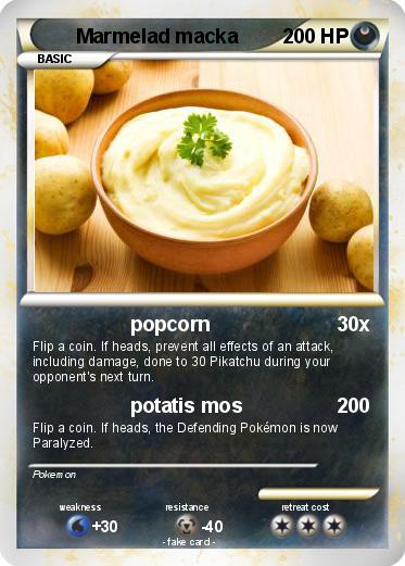 Pokemon Marmelad macka