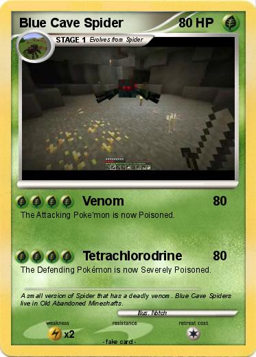 Pokemon Blue Cave Spider