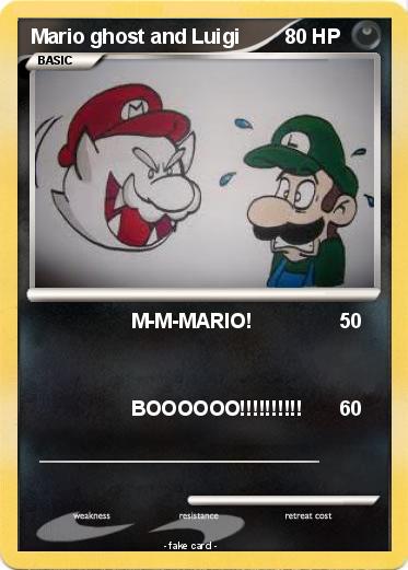 Pokemon Mario ghost and Luigi