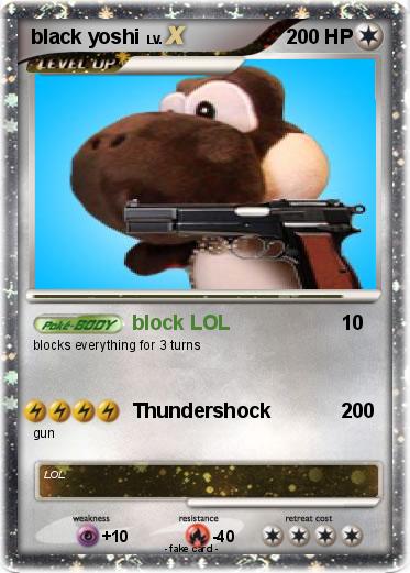 Pokemon black yoshi