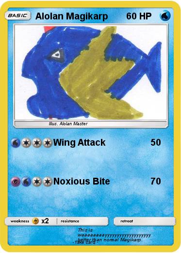 Pokemon Alolan Magikarp