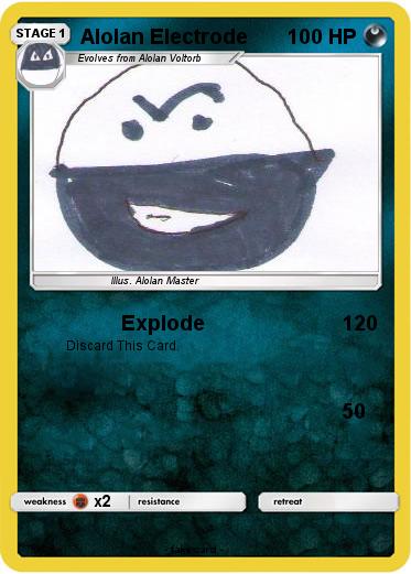 Pokemon Alolan Electrode
