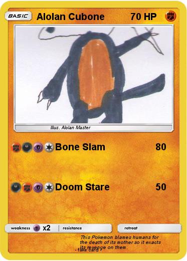 Pokemon Alolan Cubone