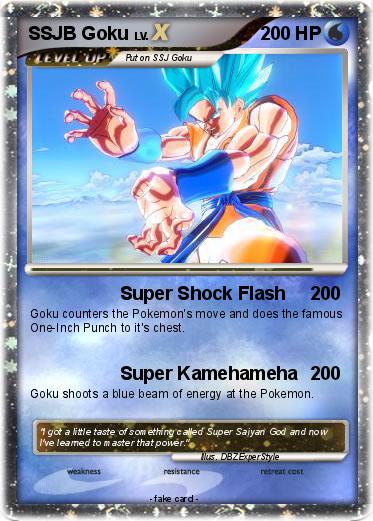 Pokemon SSJB Goku