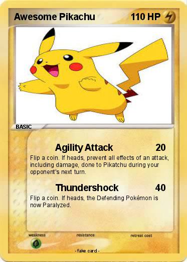 Pokemon Awesome Pikachu