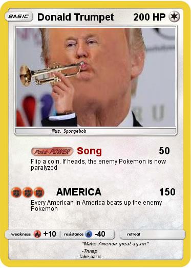 Pokemon Donald Trumpet