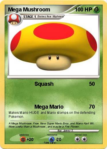 Pokemon Mega Mushroom