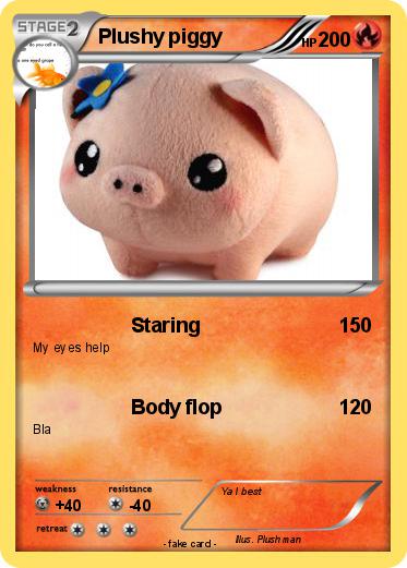 Pokemon Plushy piggy